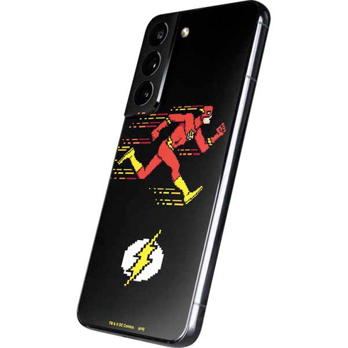 DC Comics The Flash Pixelated Running Pose Galaxy S22 Skin